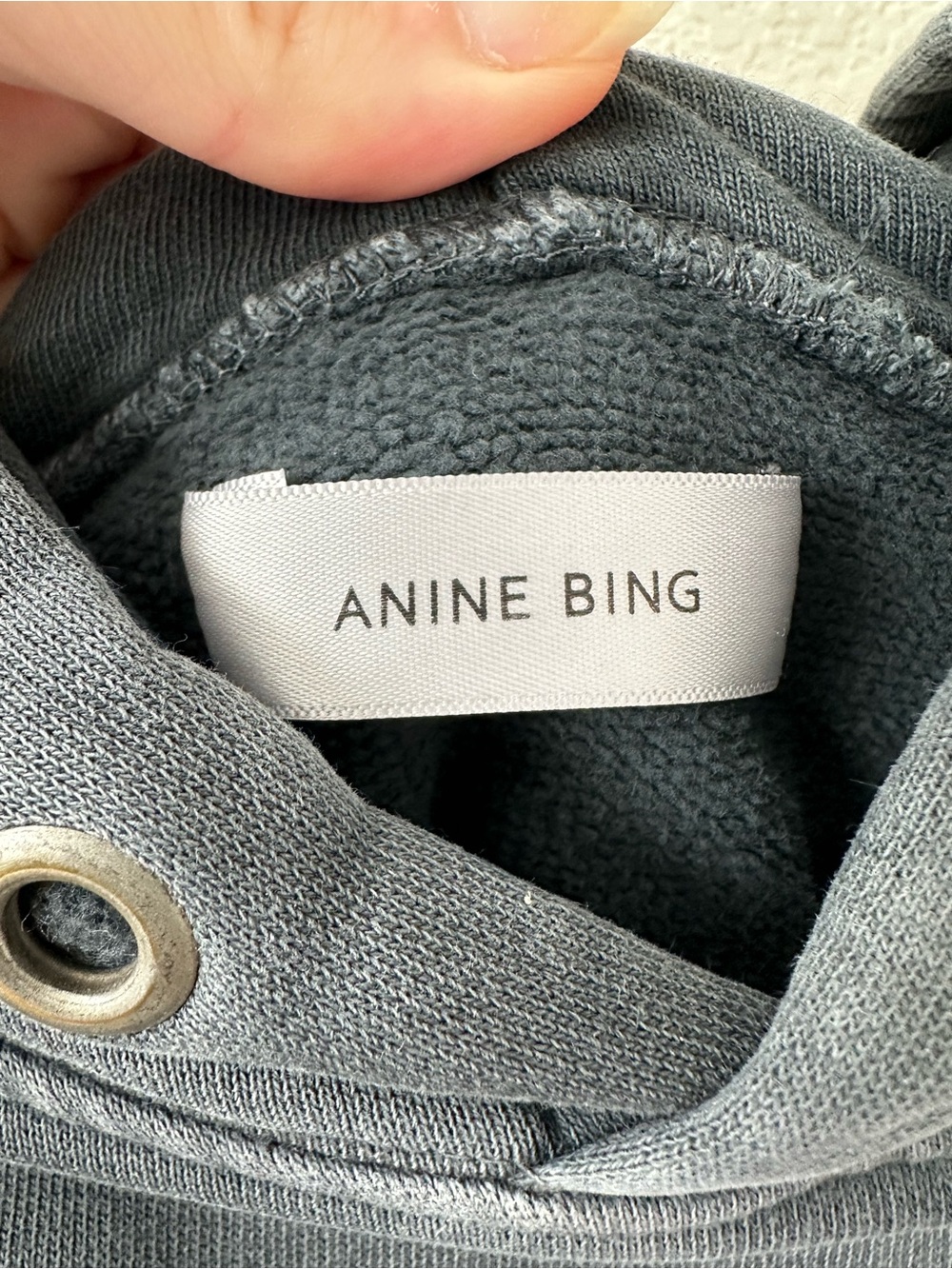 Anine Bing Rowe Eagle Ash Gray
Oversized Pullover Hoodie Sweatshirt SZ M - Picture 6 of 7